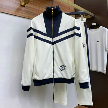 ルイヴィトン LOUISVUITTON MS-TZLV24001 2024年秋冬最新入荷 上下セット スポーツジャージ レジャーアップスーツ トレーニングウェア
