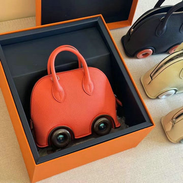 エルメス HERMES 063-HBL19CSZCS  2024最新入荷 ミニ ボリード 車輪付き トップハンドルバッグ トートバッグ ハンドバッグ 手持ちかばん レディースかばん