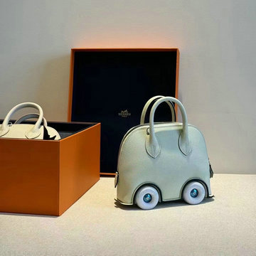 エルメス HERMES 063-HBL19CSZNB  2024最新入荷 ミニ ボリード 車輪付き トップハンドルバッグ トートバッグ ハンドバッグ 手持ちかばん レディースかばん