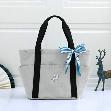 エルメス HERMES 063-HE2144BBK  2024最新入荷 サックドパンサージュグルーム ママバッグ ショッピングバッグ キャンパス トートバッグ ハンドバッグ