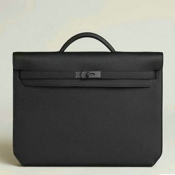 エルメス HERMES 063-HKDE36TGQKBK 2024最新入荷 ケリー サック ア デペッシュ 36 ブリーフケース トートバッグ ハンドバッグ ビジネスバッグ メンズかばん