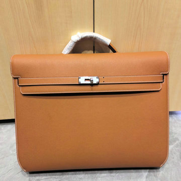 エルメス HERMES  063-HKDE36TGQYCS 2024最新入荷 ケリー サック ア デペッシュ 36 ブリーフケース トートバッグ ハンドバッグ ビジネスバッグ メンズかばん