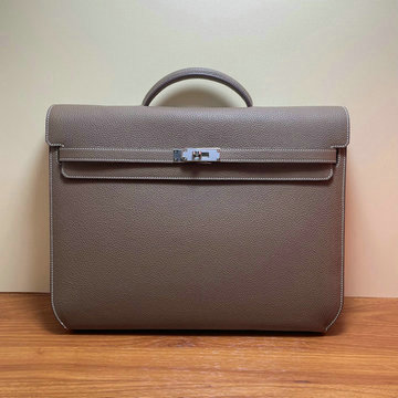 エルメス HERMES 063-HKDE36TGQYDH 2024最新入荷 ケリー サック ア デペッシュ 36 ブリーフケース トートバッグ ハンドバッグ ビジネスバッグ メンズかばん
