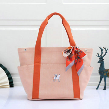 エルメス HERMES  063-HE2144FCS 2024最新入荷 サックドパンサージュグルーム ママバッグ ショッピングバッグ キャンパス トートバッグ ハンドバッグ