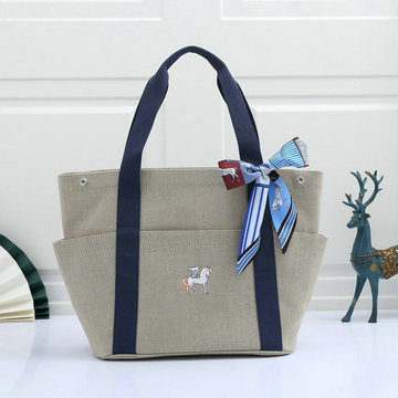 エルメス HERMES 063-HE2144HSL  2024最新入荷 サックドパンサージュグルーム ママバッグ ショッピングバッグ キャンパス トートバッグ ハンドバッグ