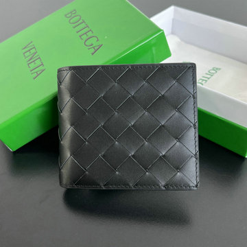 商品名称：ボッテガヴェネタ BOTTEGAVENETA aj-BOV605722PKG 2024年最新入荷 イントレチャート コインパース付き二つ折り短財布 ショートウォレット カード入れ 札入れ