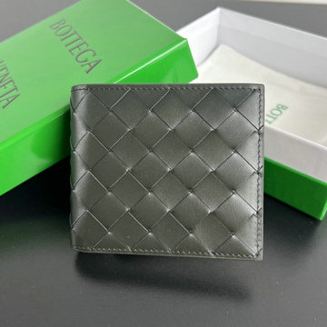 ボッテガヴェネタ BOTTEGAVENETA aj-BOV605722PMX  2024年最新入荷 イントレチャート コインパース付き二つ折り短財布 ショートウォレット