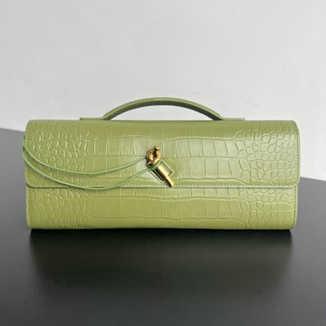 ボッテガヴェネタ BOTTEGAVENETA aj-BOV741511EPG 2024年最新入荷 ハンドル付き ロング クラッチバッグ イブニングバッグ ウィメンズノットクロージャー