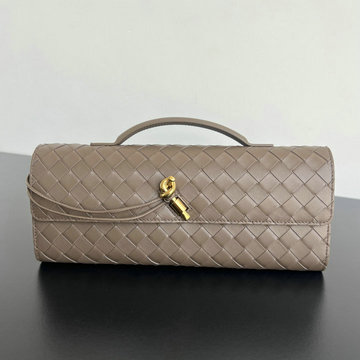 ボッテガヴェネタ BOTTEGAVENETA aj-BOV741511PKF 2024年最新入荷 ハンドル付き ロング クラッチバッグ イブニングバッグ ウィメンズノットクロージャー