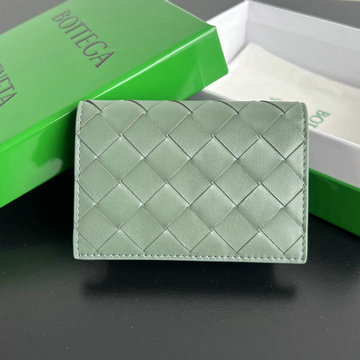 ボッテガヴェネタ BOTTEGAVENETA aj-BOV667141QNG  2024年最新入荷 イントレチャート ビジネスカードケース 名刺入れ プレススタッズクロージャー