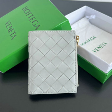 ボッテガヴェネタ BOTTEGAVENETA aj-BOV742330QQH  2024年最新入荷 イントレチャート スモール 二つ折りウォレット ファスナーウォレット 小銭入れ