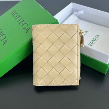 ボッテガヴェネタ BOTTEGAVENETA aj-BOV742330QQX 2024年最新入荷 イントレチャート スモール 二つ折りウォレット ファスナーウォレット 小銭入れ