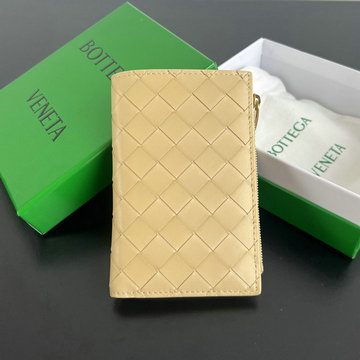 ボッテガヴェネタ BOTTEGAVENETA  aj-BOV749940QQX 2024年最新入荷 ミディアム イントレチャート 二つ折りファスナーウォレット 小銭入れ