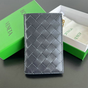 ボッテガヴェネタ BOTTEGAVENETA  aj-BOV749940QSL 2024年最新入荷 ミディアム イントレチャート 二つ折りファスナーウォレット 小銭入れ