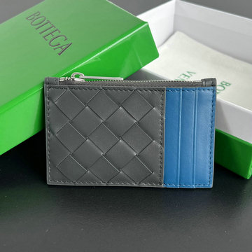 ボッテガヴェネタ BOTTEGAVENETA aj-BOV755985PHL  2024年最新入荷 イントレチャート ジップ カードケース コインケース 財布 レザー メンズ レディース