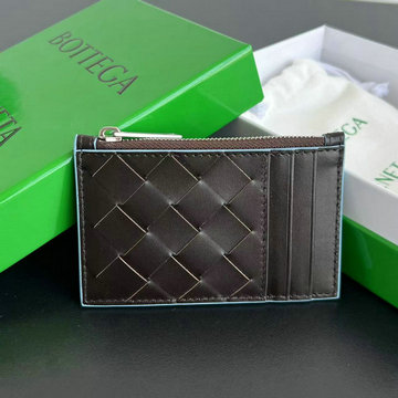 ボッテガヴェネタ BOTTEGAVENETA  aj-BOV755985PKL 2024年最新入荷 イントレチャート ジップ カードケース コインケース 財布 レザー メンズ レディース