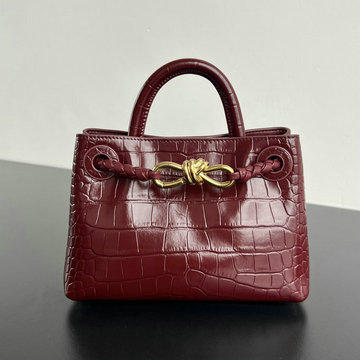 ボッテガヴェネタ BOTTEGAVENETA  aj-BOV777614EJH 2024年最新入荷 ミニ アンディアーモ トップハンドルバッグ トートバッグ ハンドバッグ