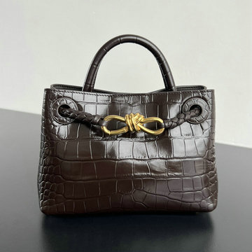 ボッテガヴェネタ BOTTEGAVENETA aj-BOV777614ESK  2024年最新入荷 ミニ アンディアーモ トップハンドルバッグ トートバッグ ハンドバッグ