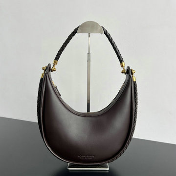 ボッテガヴェネタ BOTTEGAVENETA aj-BOV794902SK 2024年最新入荷 フラフープ ホーボーバッグ ショルダーバッグ レディース ダブル コアキシャル