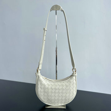 ボッテガヴェネタ BOTTEGAVENETA aj-BOV796638BS  2024年最新入荷 ジェメッリ メッセンジャーバッグ 半月型 スモール ショルダーバッグ