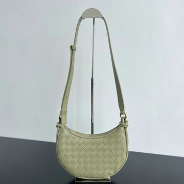 ボッテガヴェネタ BOTTEGAVENETA aj-BOV796638QG 2024年最新入荷 ジェメッリ メッセンジャーバッグ 半月型 スモール ショルダーバッグ クロスボディバッグ