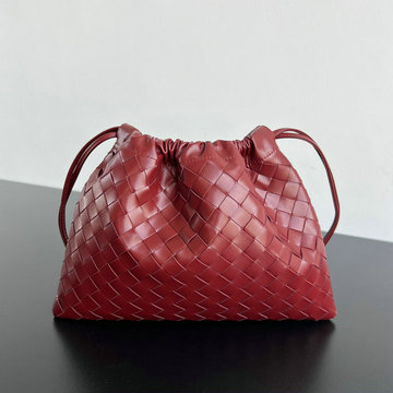 ボッテガヴェネタ BOTTEGAVENETA  aj-BOV796728RD 2024年最新入荷 ダストバッグ ショルダーバッグ ドローストリングバッグ レディース