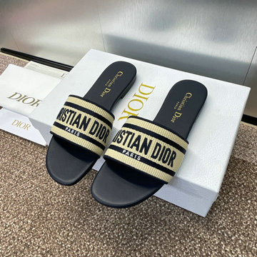 商品名称：クリスチャンディオール CHRISTIAN DIOR 26-CDJ24035PKX 2024年最新入荷 Dウェイ スライド フラットミュール サンダル レディース スリッパ