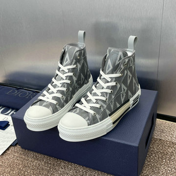 クリスチャンディオール CHRISTIAN DIOR 26-CDJ24029 2024年最新入荷 B23 ハイトップスニーカー レースアップシューズ スポーツシューズ 男女兼用