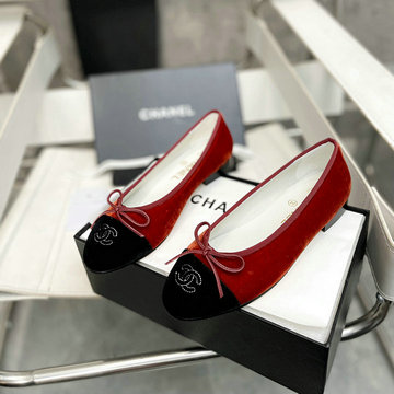 商品名称：シャネル CHANEL 26-CHJ24031PRQR 2024年最新入荷 ココマーク リボンフラット パンプス レディース バレエシューズ フラットシューズ