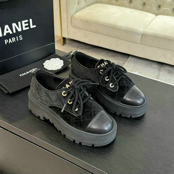 商品名称：シャネル CHANEL 26-CHJ24048R 2024年最新入荷 ローファー レディース 厚底シューズ レースアップシューズ