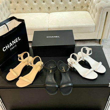 シャネル CHANEL 26-CHJJ24056P 2024年最新入荷 ローヒールサンダル レディースシューズ カジュアルサンダル