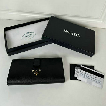 プラダ PRADA 99-PD1MV025ZBK 2024年最新入荷 二つ折り長財布 ロングウォレット カード入れ