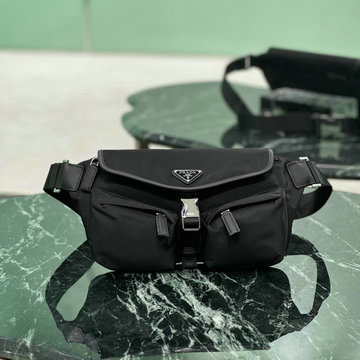 商品名称：プラダ PRADA GH-PD2VH174BBK 2024年最新入荷 Re-Nylon ショルダーバッグ メンズ ウェストバッグ ベルトバッグ