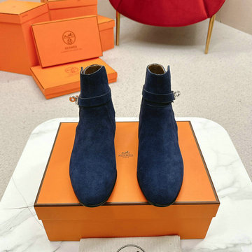 エルメス HERMES 26-HEJ24008R  2024年最新入荷 アンクルブーツ フラットフォーム ショートブーツ カジュアルシューズ レディース