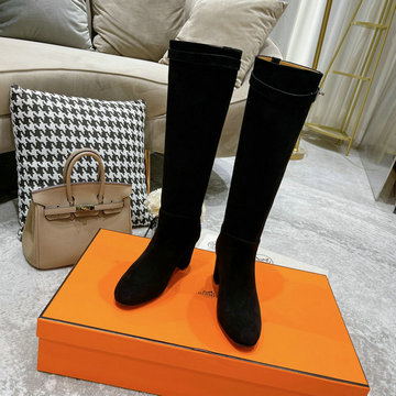 エルメス HERMES 26-HEJJ24011R 2024年最新入荷 ロングブーツ ローヒールシューズ レディース カジュアルシューズ