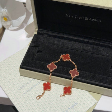 ヴァン クリーフ アーペル Van Cleef Arpels CZZ-SZVA24007R  2024年最新入荷 ヴィンテージ アルハンブラ ブレスレット 5モチーフ アクセサリー ジュエリー