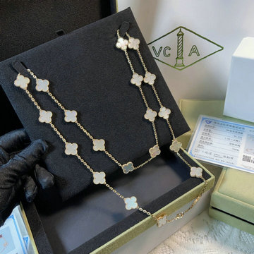 ヴァン クリーフ アーペル Van Cleef Arpels CZZ-XLVA24001B 2024年最新入荷 ヴィンテージ アルハンブラ ロングネックレス 20モチーフ アクセサリー ジュエリー
