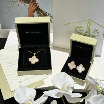 商品名称：ヴァン クリーフ アーペル Van Cleef Arpels CZZ-XLVA24007BJ 2024年最新入荷 マジック アルハンブラ ロングネックレス 1モチーフ イヤリング ピアス