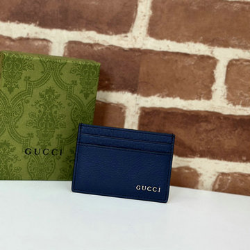 グッチ GUCCI  057-GG771157PSL 2024年最新入荷 GUCCI ロゴ カードケース メンズ 名刺入れ レザー