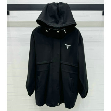 商品名称：プラダ PRADA JS-WTPD24011　2024年秋冬最新入荷 フードジャケット ロングスリーブ コート レディース
