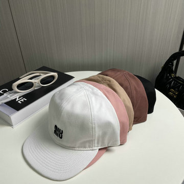 商品名称：ミュウミュウ MIUMIU AN-MZMM24008 2025年春夏最新入荷 帽子 ベースボールキャップ 男女兼用 季節追わず