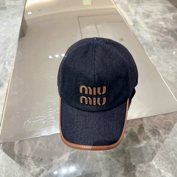 商品名称：ミュウミュウ MIUMIU AN-MZMM24010 2025年春夏最新入荷 帽子 ベースボールキャップ 男女兼用 季節追わず