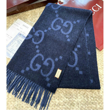 グッチ GUCCI AN-WJGG24018 2025年最新入荷 ロング マフラー ストール カシミヤ 男女兼用