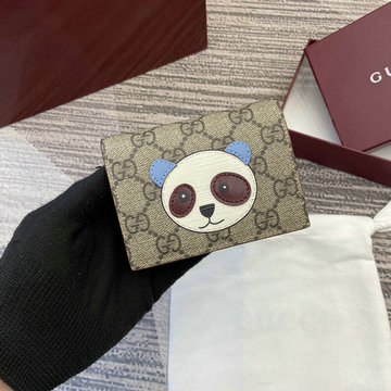 グッチ GUCCI 057-GG818767BXX 2024年最新入荷 パンダ ディテール付き GG ミニウォレット 名刺れ カードケース 小銭入れ