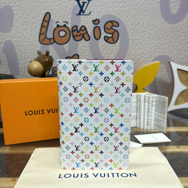 ルイヴィトン LOUISVUITTON 057-GI1299B 2024年最新入荷 Emily 手帳カバー マルチカラー ホワイト