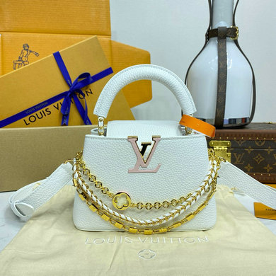 ルイヴィトン LOUISVUITTON 057-M12279M 2024年最新入荷 カプシーヌ mini ハンドバッグ ショルダーバッグ トリヨンレザー