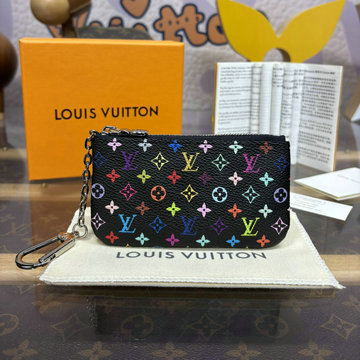 商品名称：ルイヴィトン LOUISVUITTON 057-M13664 2024年最新入荷 LV TM ポシェット クレ 小銭入れ コインケース モノグラム マルチカラー キャンバス