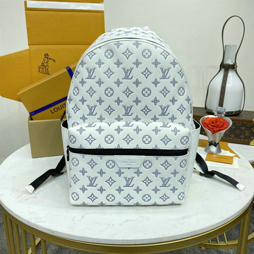ルイヴィトン LOUISVUITTON 057-M24760B 2024年最新入荷 ディスカバリー バックパック PM メンズ リュックサック モノグラム シャドウ レザー
