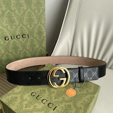 グッチ GUCCI 057-GG233891PJK 2024年最新入荷 ダブル G バックル ベルト 幅4cm