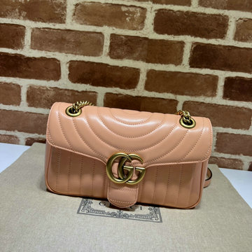 グッチ GUCCI 057-GG443497YLF  2024年最新入荷 GGマーモント ショルダーバッグ フラップバッグ レディース